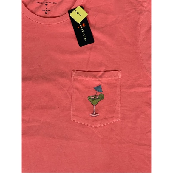 NWT Jimmy Buffett Margaritaville peach amber Shirt size Medium *L25 - Picture 3 of 6